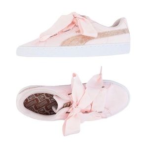 Puma basket heart rosse hotsell